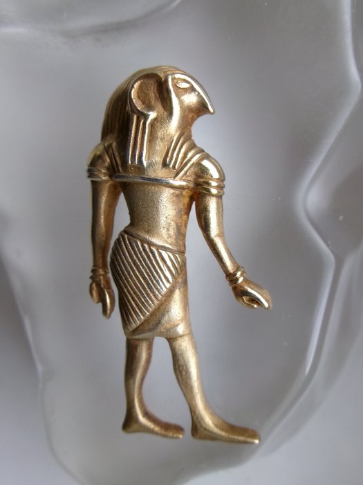 沒有保留價 - Egyptian Revival - 墜飾 銀, 鍍金 