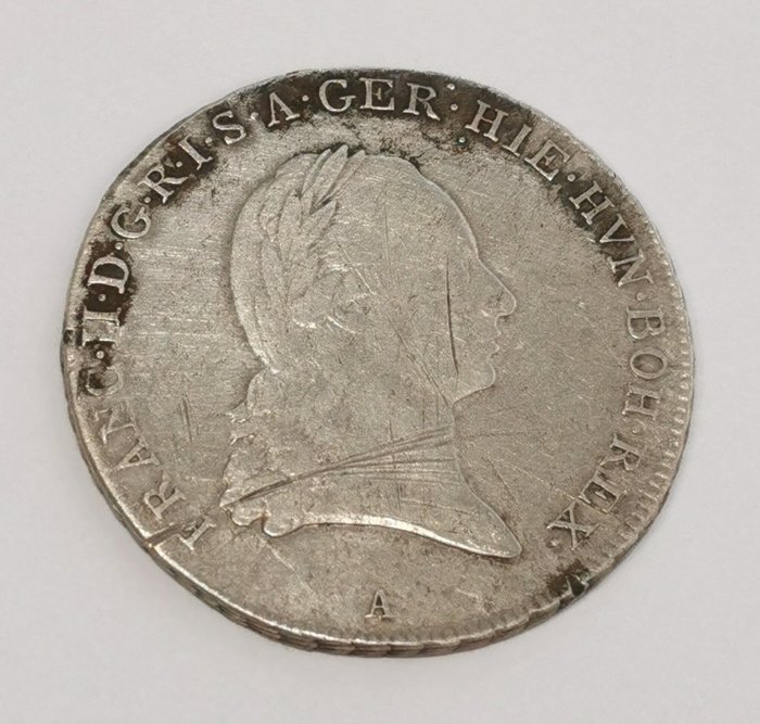 奧屬尼德蘭. Franz II. (1792-1806). 1/2 Kronentaler 1700  (沒有保留價)