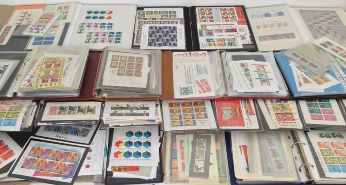 Netherlands 1960/2000 - More than 7 kilos, at least thousands of sheets of various themes, children's blocks, etc.