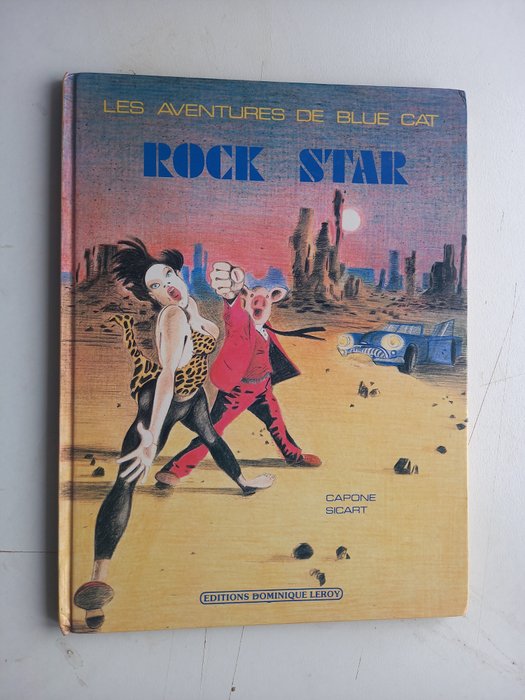 Les aventures de Blue Cat - Rock Star - 1 Album - Erstausgabe - 1982/1982