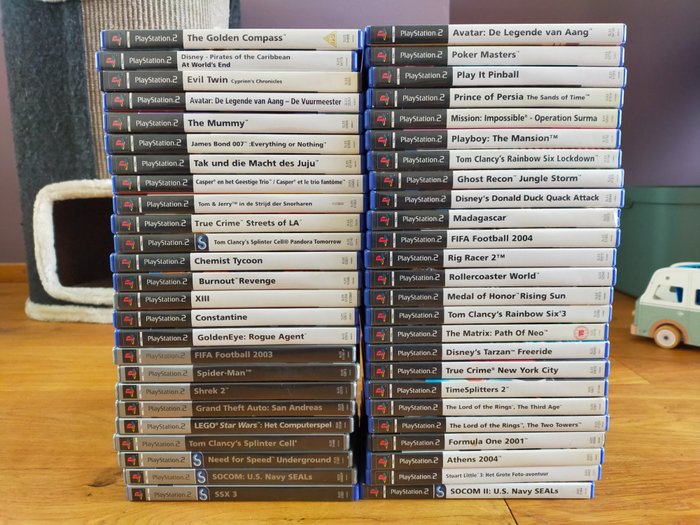 Sony - 50 CIB PlayStation 2 Games - 视频游戏套装 (50)