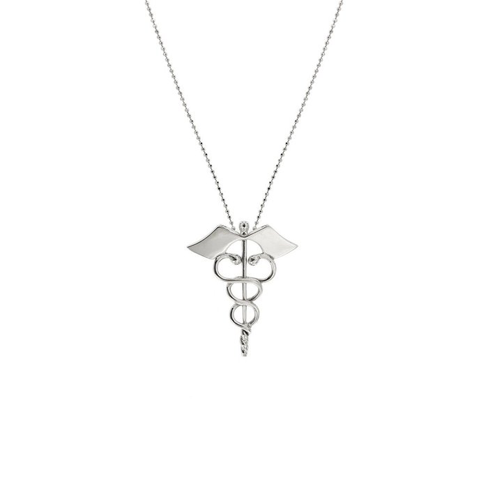 UnoAErre - Necklace with pendant - 18 kt. White gold 