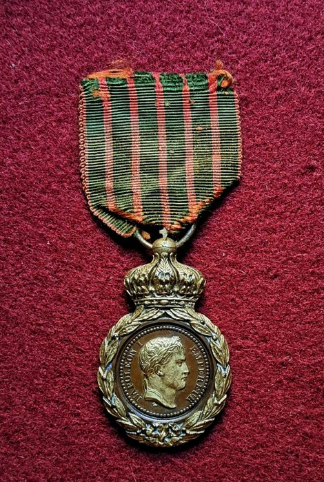 Imperiul 2 - Medalie - Médaille de Sainte-Hélène de luxe (finition façon bijoutier) - 1857