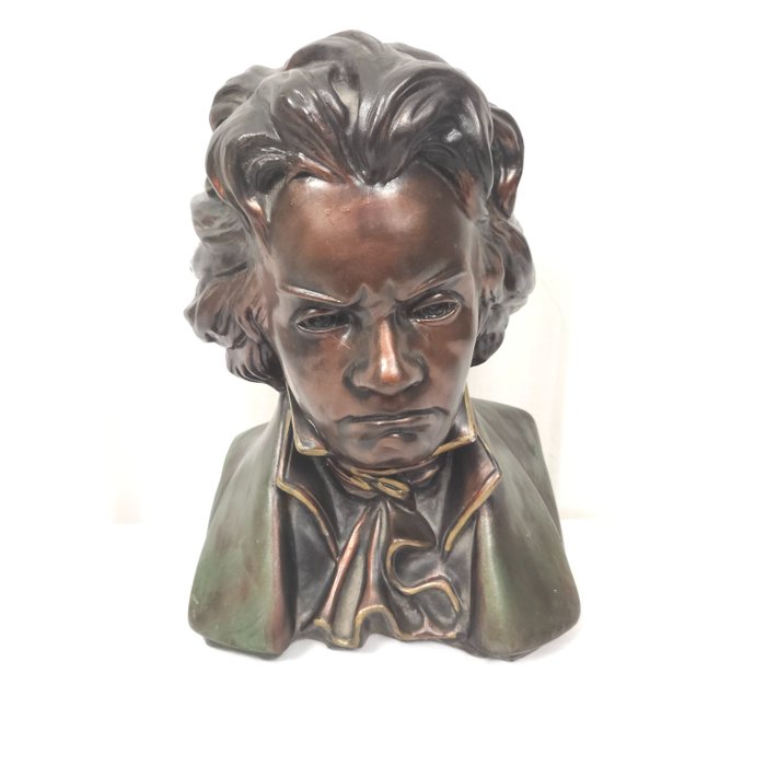 Busto, Beethoven - 37 cm - Gesso