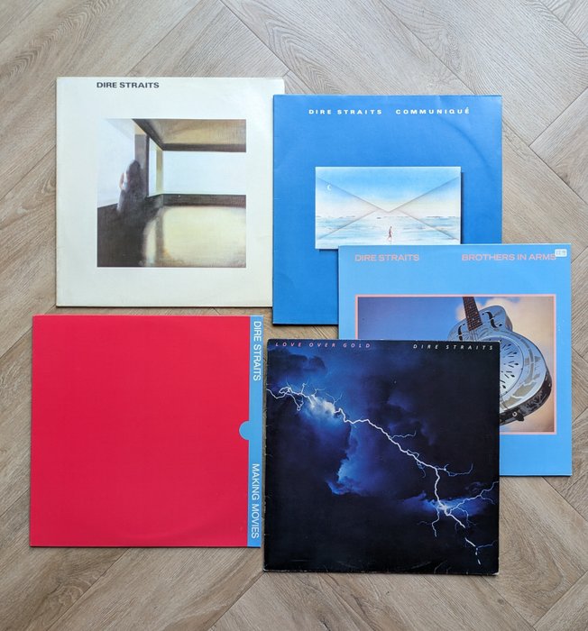 Dire Straits - Their First Five Albums! - Álbuns LP (vários artigos) - 1978