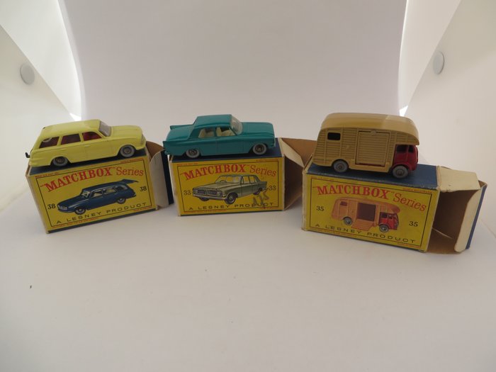 Matchbox - Miniatura de carro - 3x Models