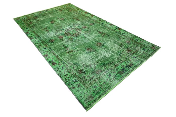 綠色復古 √ 證書 √ 潔淨如新 - 小地毯 - 280 cm - 160 cm