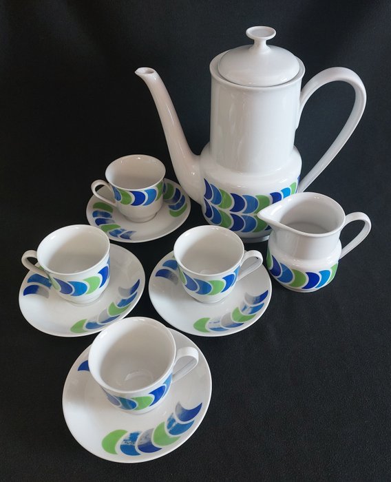 Karim - Serviço de café e chá (10) - Porcelana