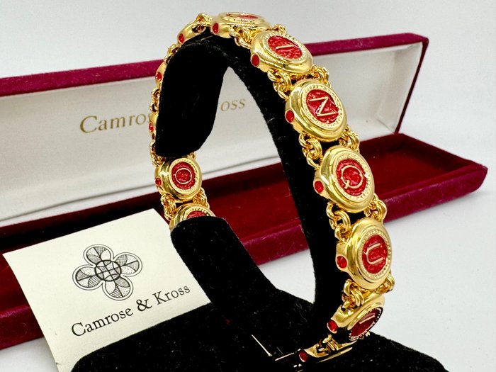 Jackie Kennedy, 24 kt vergoldet, CASTELLANI Hochzeit - Armband