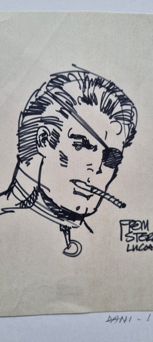 Jim Steranko - 1 Pencil drawing - Nick Fury Agent of SHIELD - 1995