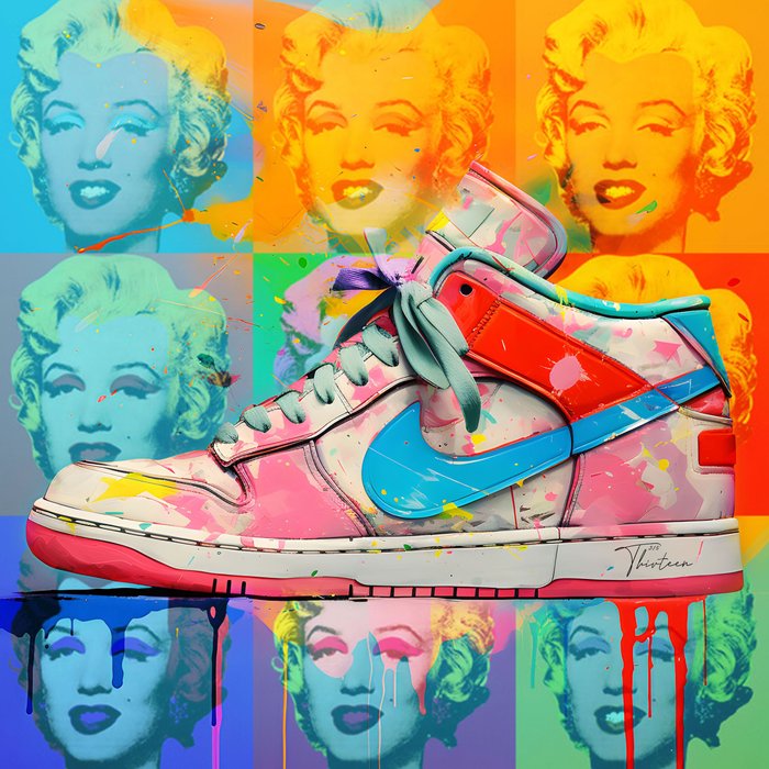 Thirteen - Nike Shoes Andy Warhol