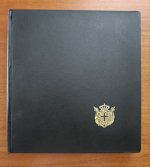 Königreich Italien 1862/1942 - Sammlung der Zeit mit Luftpost, Propaganda, Anzeigen, Dienstleistungen usw. GBE-Alben