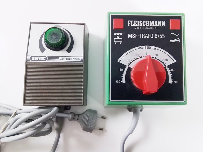 Fleischmann, Trix H0 - 6755 / 56-5550-00 - Transformator (2) - Kraftfull MSF-transformator och Compact Vario-transformator