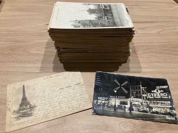 法国 - 城市和景观, 巴黎 - 明信片 (250) - 1897-1959