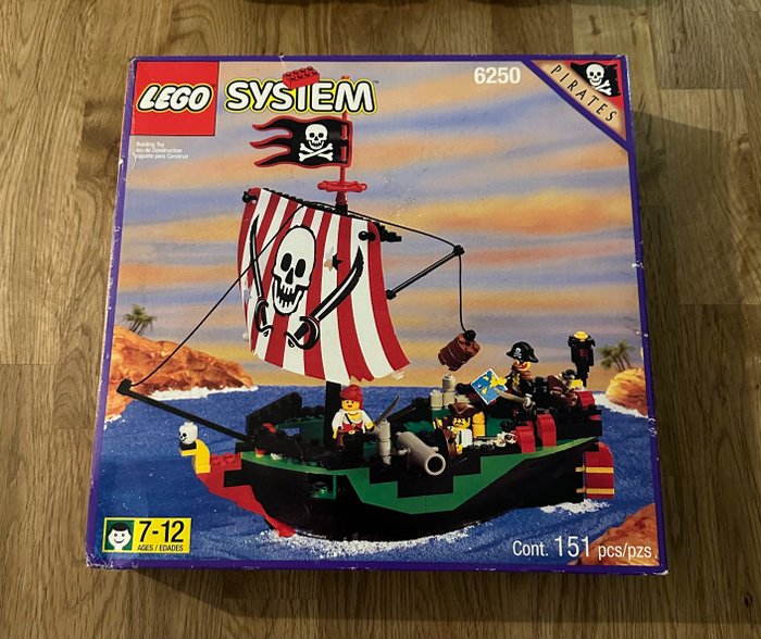 LEGO - Lego Pirates 6250-1 Cross Bone Clipper nuovo & sigillato - 1990-2000 - 義大利