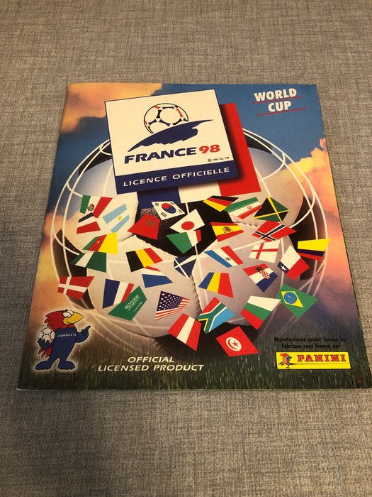 Panini - World Cup France 98 - Italian edition - Including the 3 rare English players Complete Album