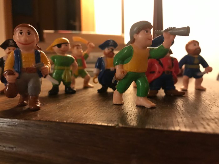 Soma  - Figurină jucărie 11x Pirati - 1980-1990
