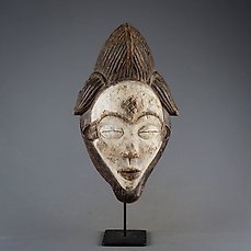 Dansmasker – Punu – Gabon  (Zonder Minimumprijs)