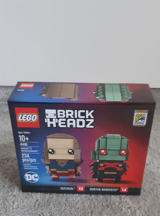 Lego - Brickheadz - 41496 - Lego Brickheadz SDCC 2017 41496 Supergirl - Martian Manhunter - 2010–2020