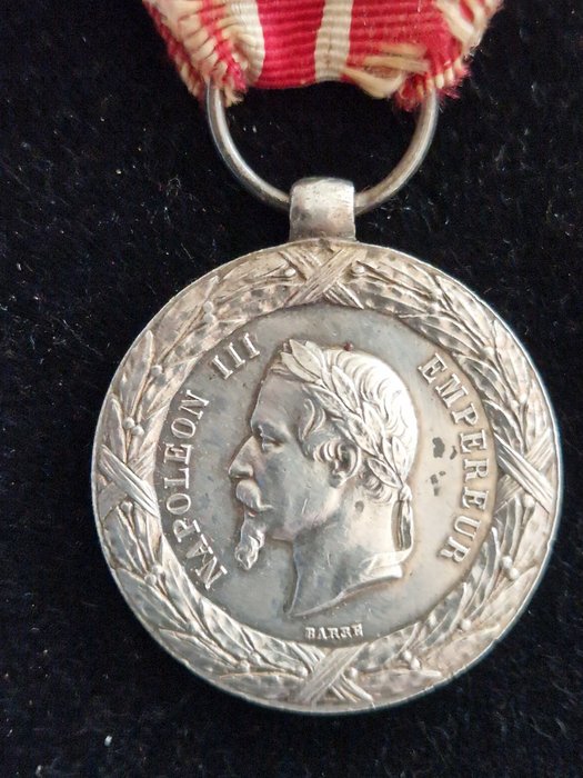 意大利 - 奖章 - Medaglia Napoleone III - Campagne d'Italia - 1859 - Risorgimento