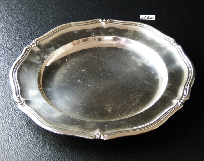 WILKENS & Söhne/Bremen - Tallrik (1) - Silberteller - rund - .830 silver