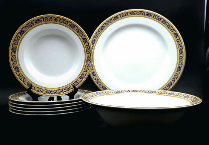 bavaria MARIENBURG - 6 人用成套餐具 (8) - 金111 - .999 (24 kt) 黃金, 瓷器
