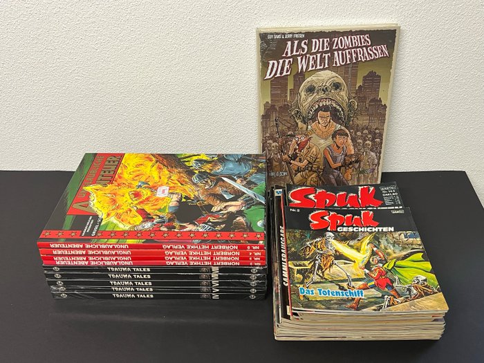 Grusel Paket (33) - Unglaubliche Abenteuer HC 2, 3, 4, 5 (4) - Trauma Tales HC 4, 5, 6, 7, 8 (5) - - Spuk (6) - Gespenster Geschichten (16) - Freddy Krügers Nightmare (1) - 33 Comic - First edition