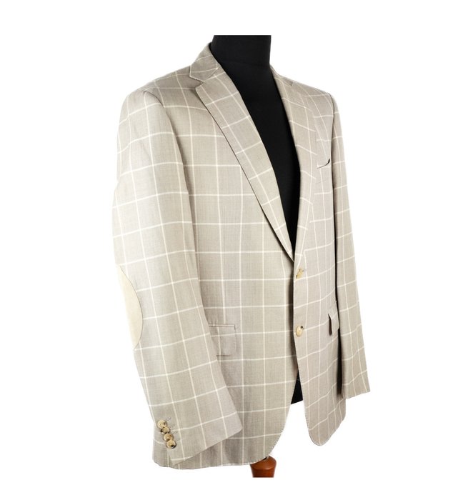 Pal Zileri - Checkered Wool Linen - Μπλέιζερ