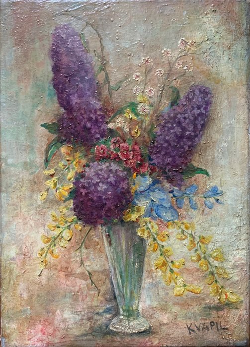 Charles Kuapil (1884-1958) - Flowers in vase