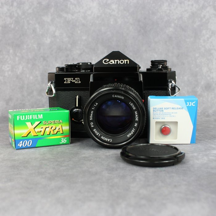 Canon Old F1+ FD 50mm 1:1.4 Analog kamera