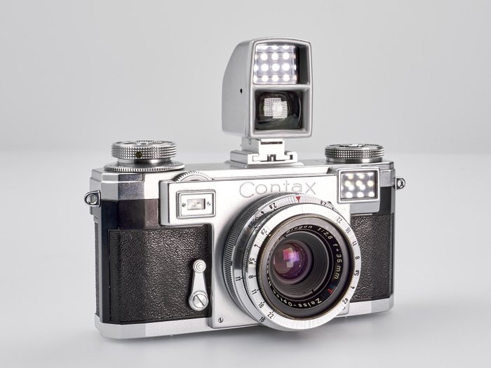 Contax IIa + Zeiss Opton 35mm + CZJ 5cm 旁轴相机  (没有保留价)