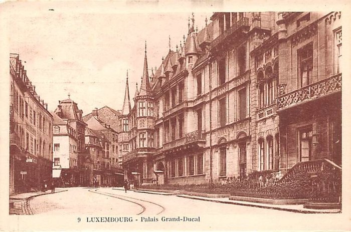 Luxemburg - Luxemburg - kaunis sarja erilaisia suurherttuakunnan karttoja - Postikortti (115) - 1920-1980