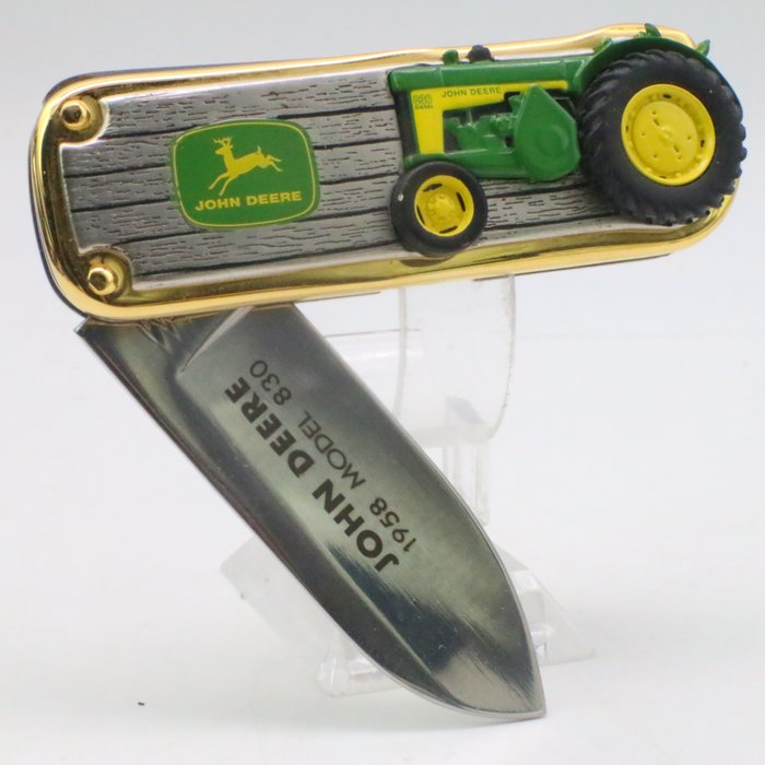 Franklin Mint 24 Karat Gold-Plated John Deere - 袖珍小刀