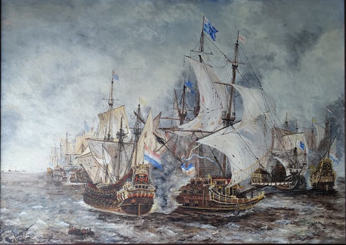 Dutch shool (XX) - War at sea