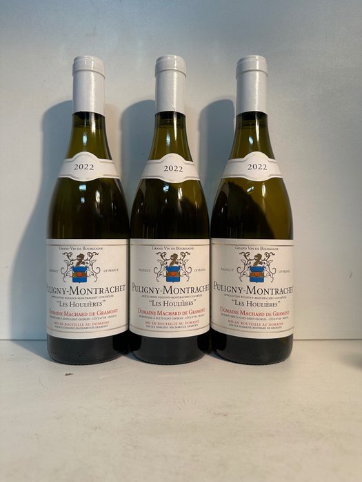 2022 Domaine Machard de Gramont "Les Houillères" - Puligny Montrachet - 3 Bottles (0.75L)