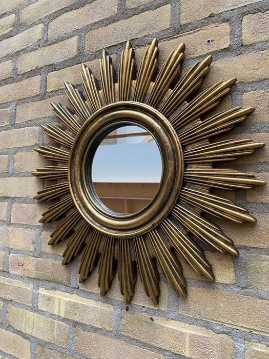 Espelho- Espelho Solar - Vintage  - Resina