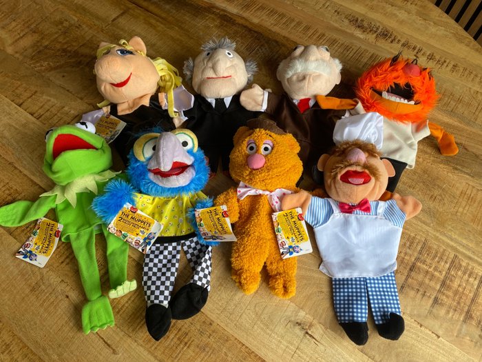 Muppets - 毛絨玩具 8 Muppets handpoppen van de maker Jim Henson - 2000-2010 - 荷蘭