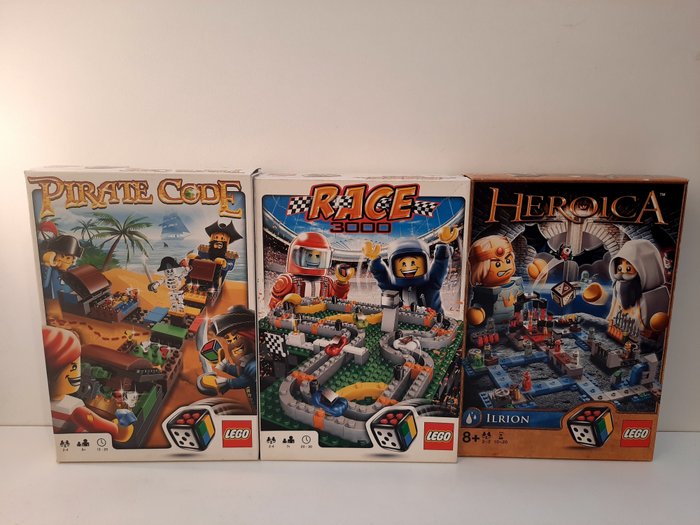 Lego - spellen - 3840+3839+3874 - 3 lego spellen