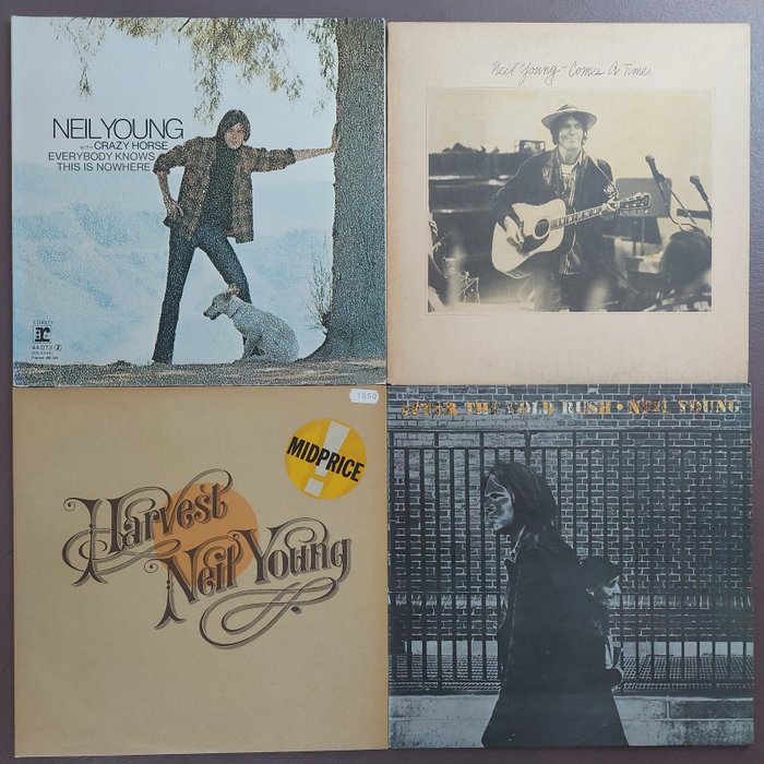 Neil Young - 4 original early classics - LP albums (meerdere items) - 1970