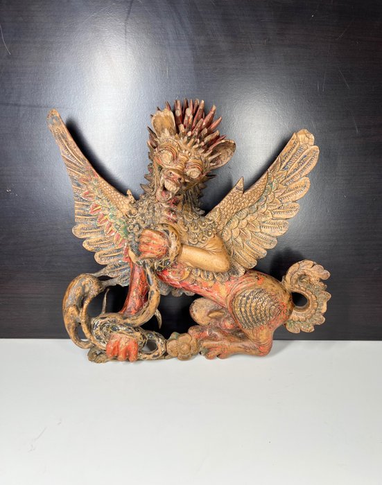Escultura - Singha - Bali - Indonésia  (Sem preço de reserva)