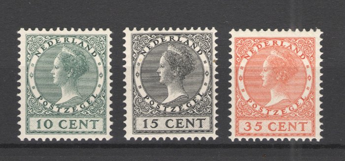荷蘭 1924 - 展覽郵票 - NVPH 136/138