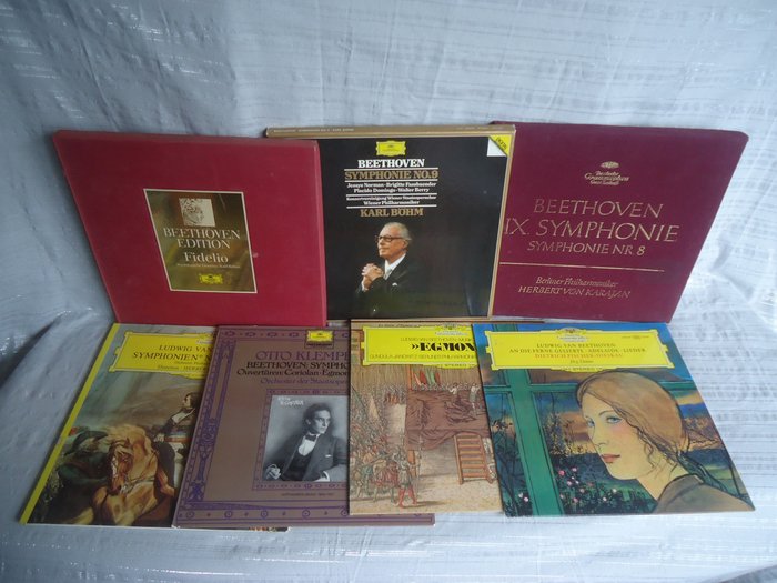 Ludwig Van Beethoven - 3 lp box sets and 4 lp Albums - 多個標題 - 單張黑膠唱片 - 1963