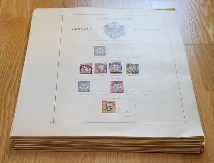 Europa 1850/1935 - Colección en hojas de album con valores interesantes.