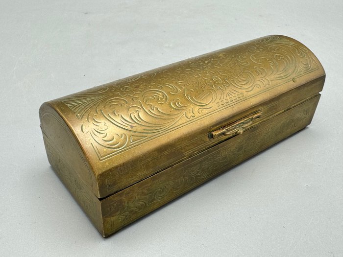 Hollandse decoratieve koperen lepeldoos - 勺盒 - 铜
