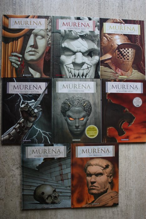 Murena T1 à T8 - 8x C - 8 Albumok - Első kiadás - 1997/2010