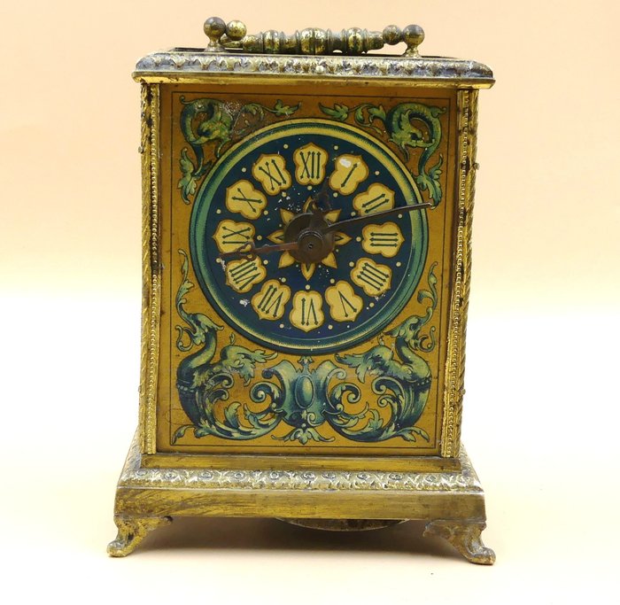Alarm clock - Brass, Grand Prix de l'Orlogerie 1878 - 1880-1900