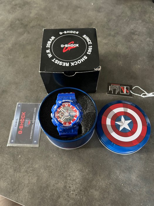 Capitão América - Marvel - Casio G-shock