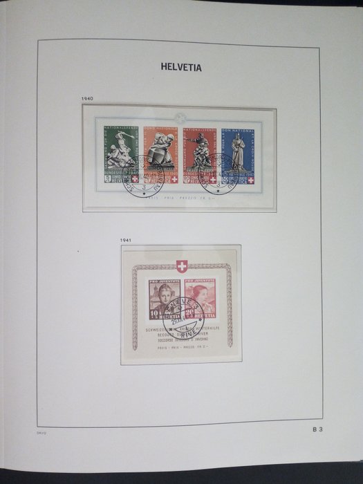 Suiza 1850/1990 - Amplia colección