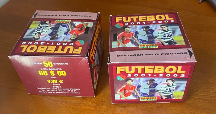 Panini - Futebol 2001/02 Portuguese League - 2 Sealed box