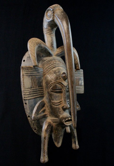 Mask - Kpelie Senufo - Costa d'Avorio - 36 cm